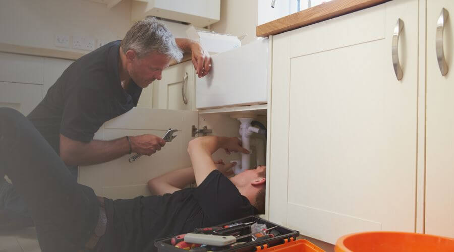 Professional burst pipe repair services in Java, SD